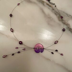 Light weight lavender necklace